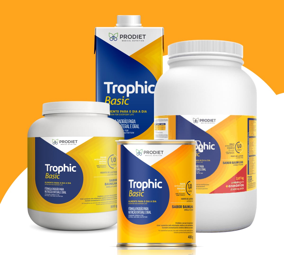 Trophic Basic – nutrição completa nas versões pó e líquido